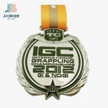 New Design Products Casting Paint Grappling Metal Souvenir Medal